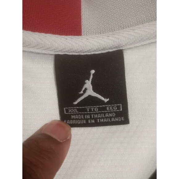 VTG Air Jordan Michael Jordan #23 Men White Stitched Basketball Jersey 2XL - Picture 8 of 13